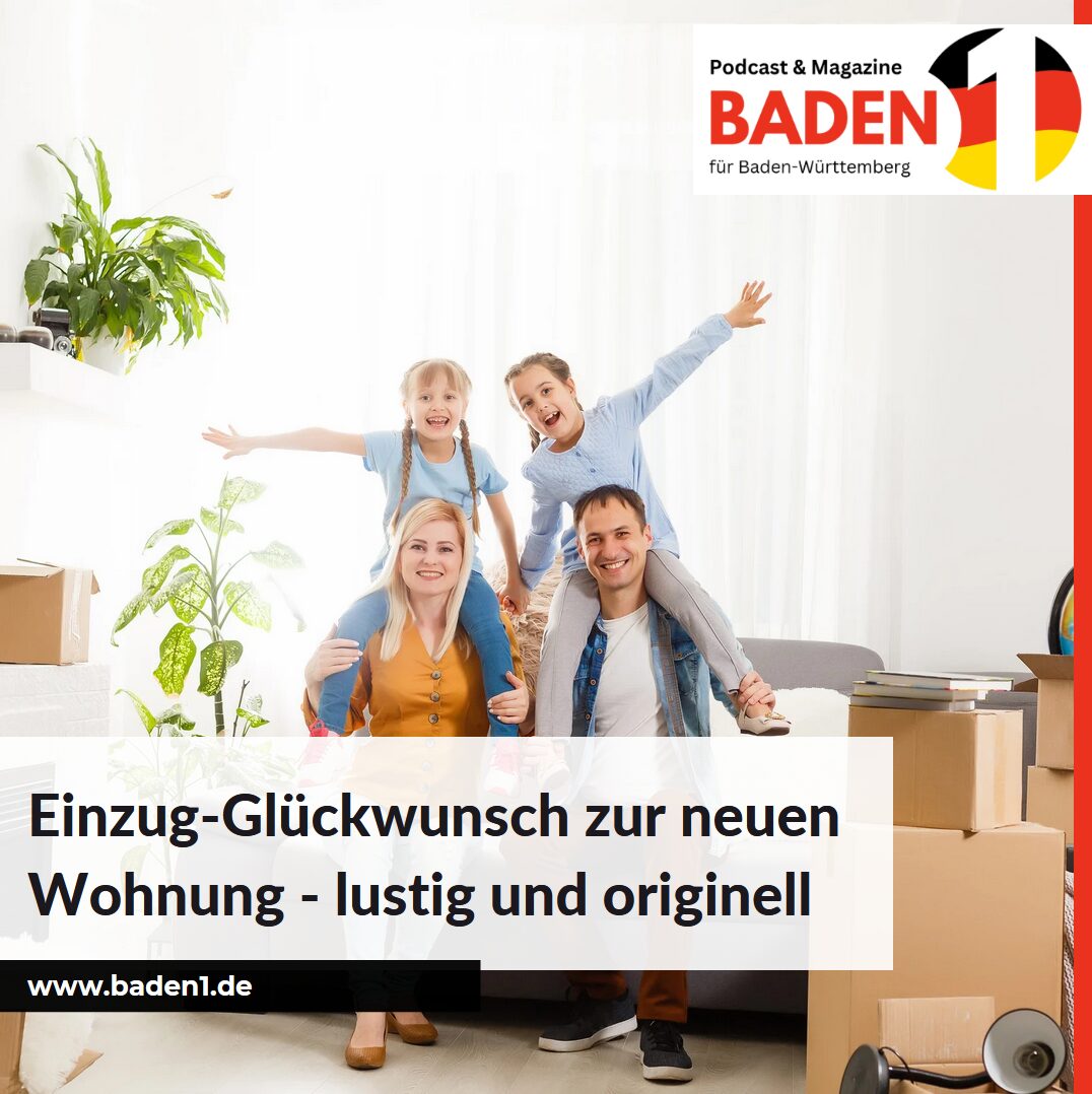 Einzug-Glückwunsch zur neuen Wohnung - lustig und originell