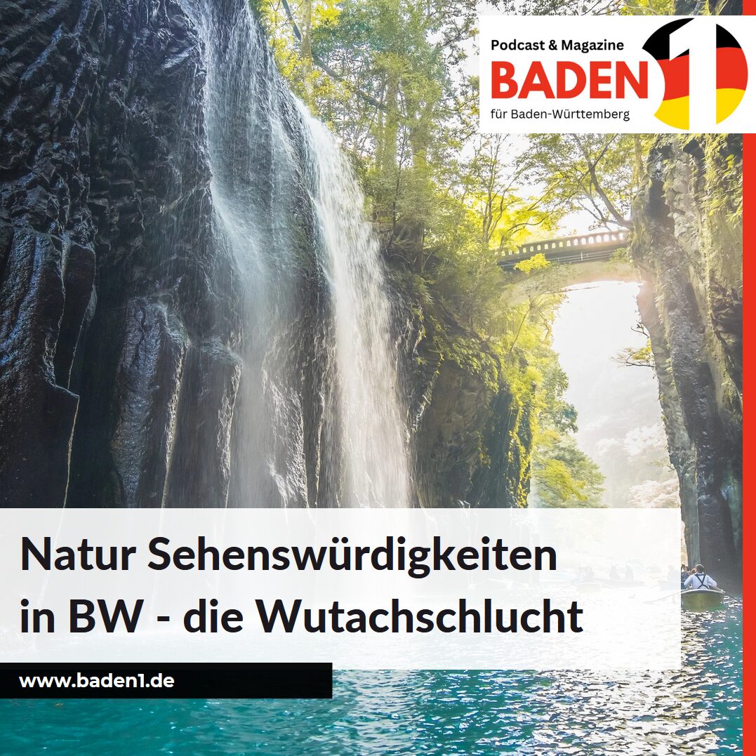 Natur Sehenswürdigkeiten in BW - die Wutachschlucht