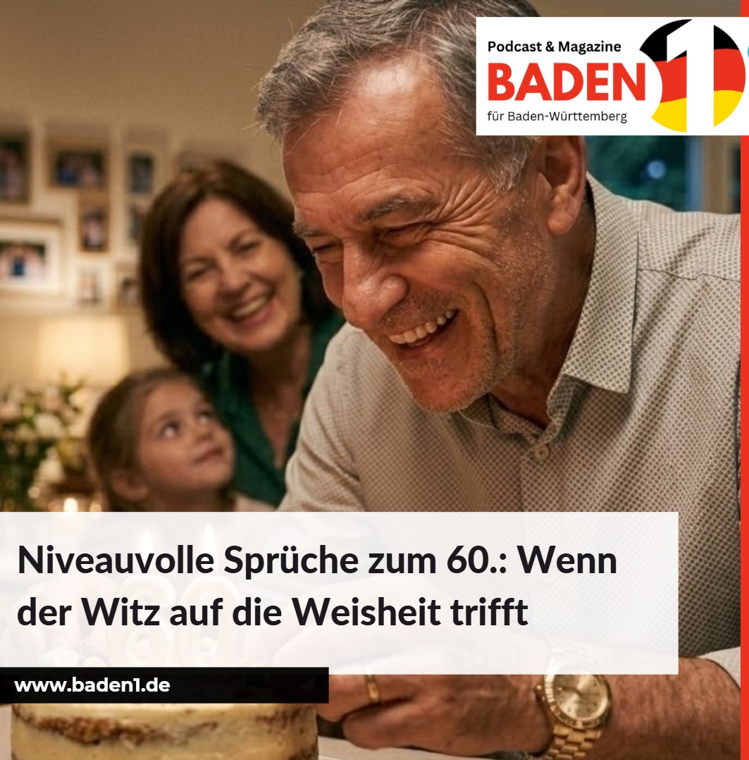 Niveauvolle Sprüche zum 60. Wenn der Witz auf die Weisheit trifft