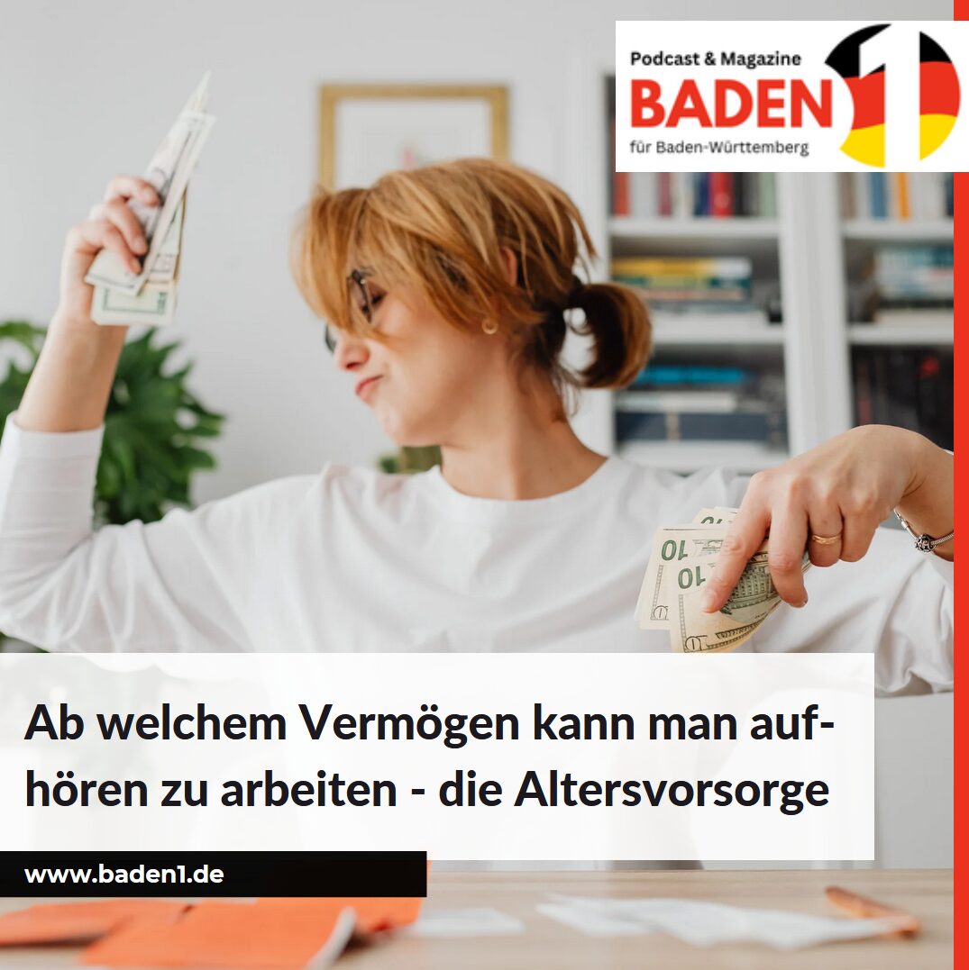 Ab welchem Vermögen kann man aufhören zu arbeiten - die Altersvorsorge