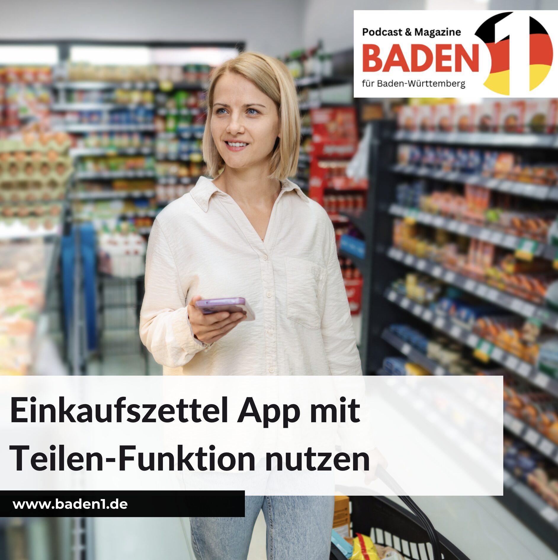 Einkaufszettel App mit Teilen-Funktion nutzen