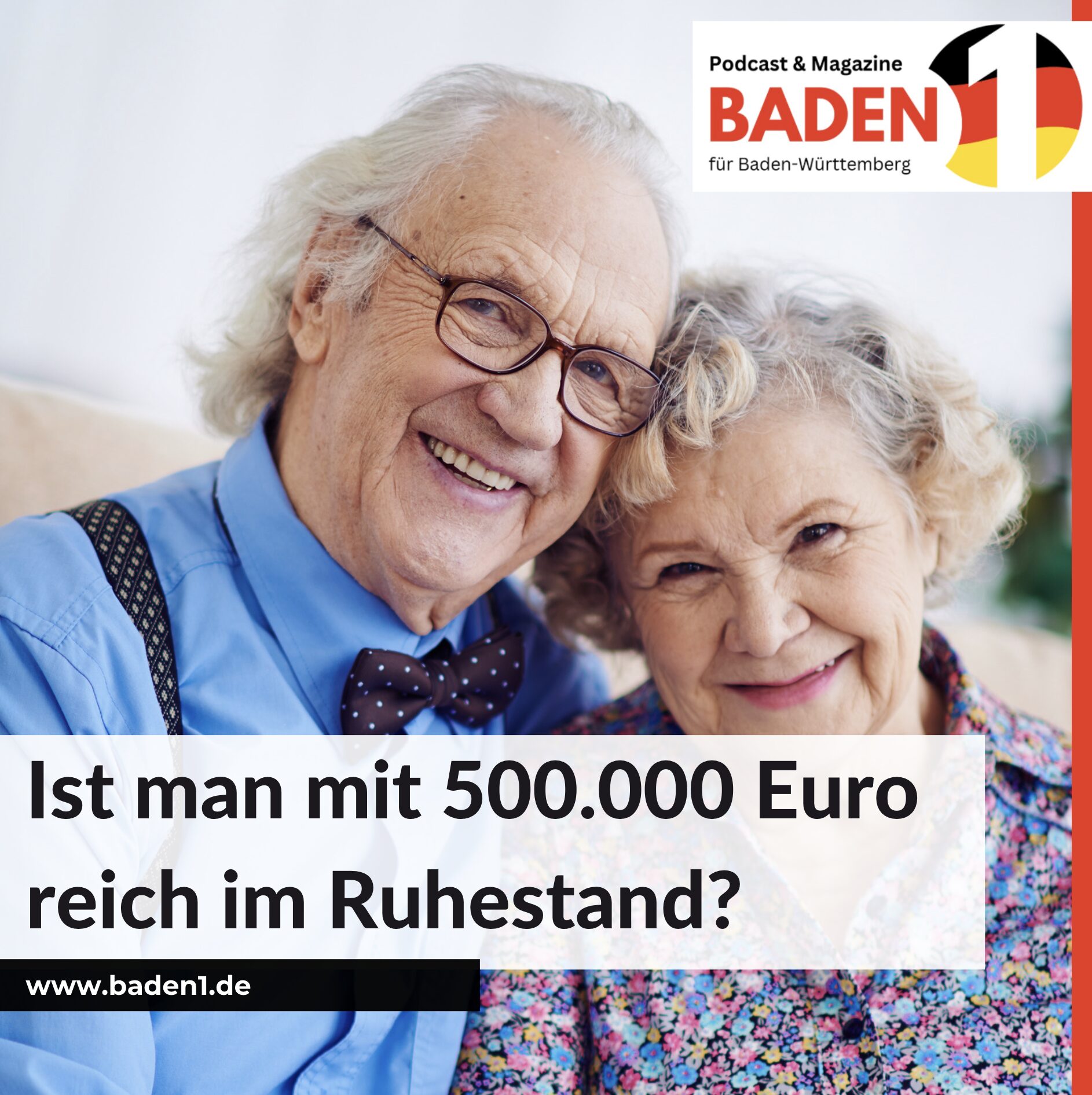 Ist man mit 500.000 Euro reich im Ruhestand?
