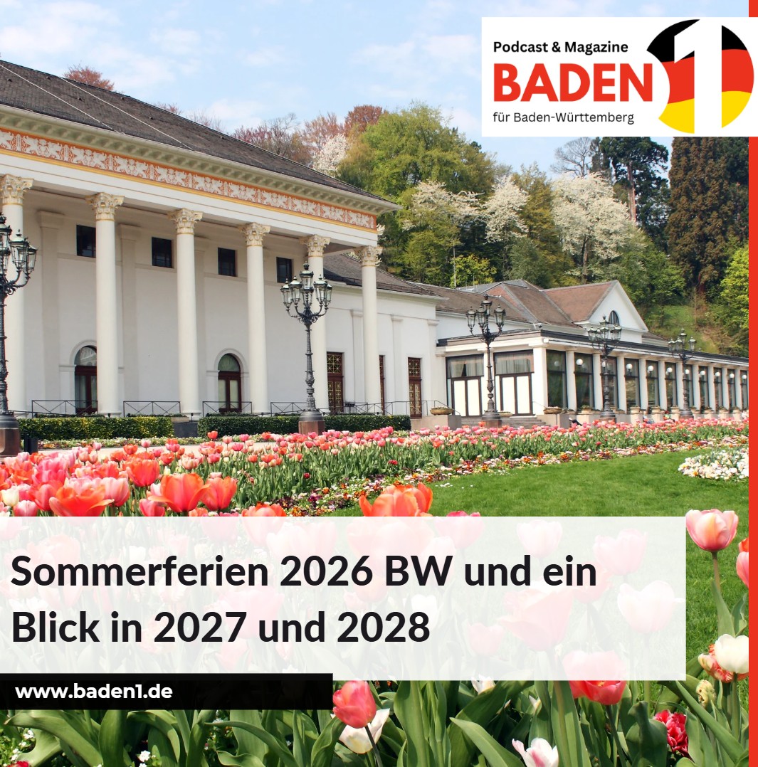 Sommerferien 2026 BW und ein Blick in 2027 und 2028