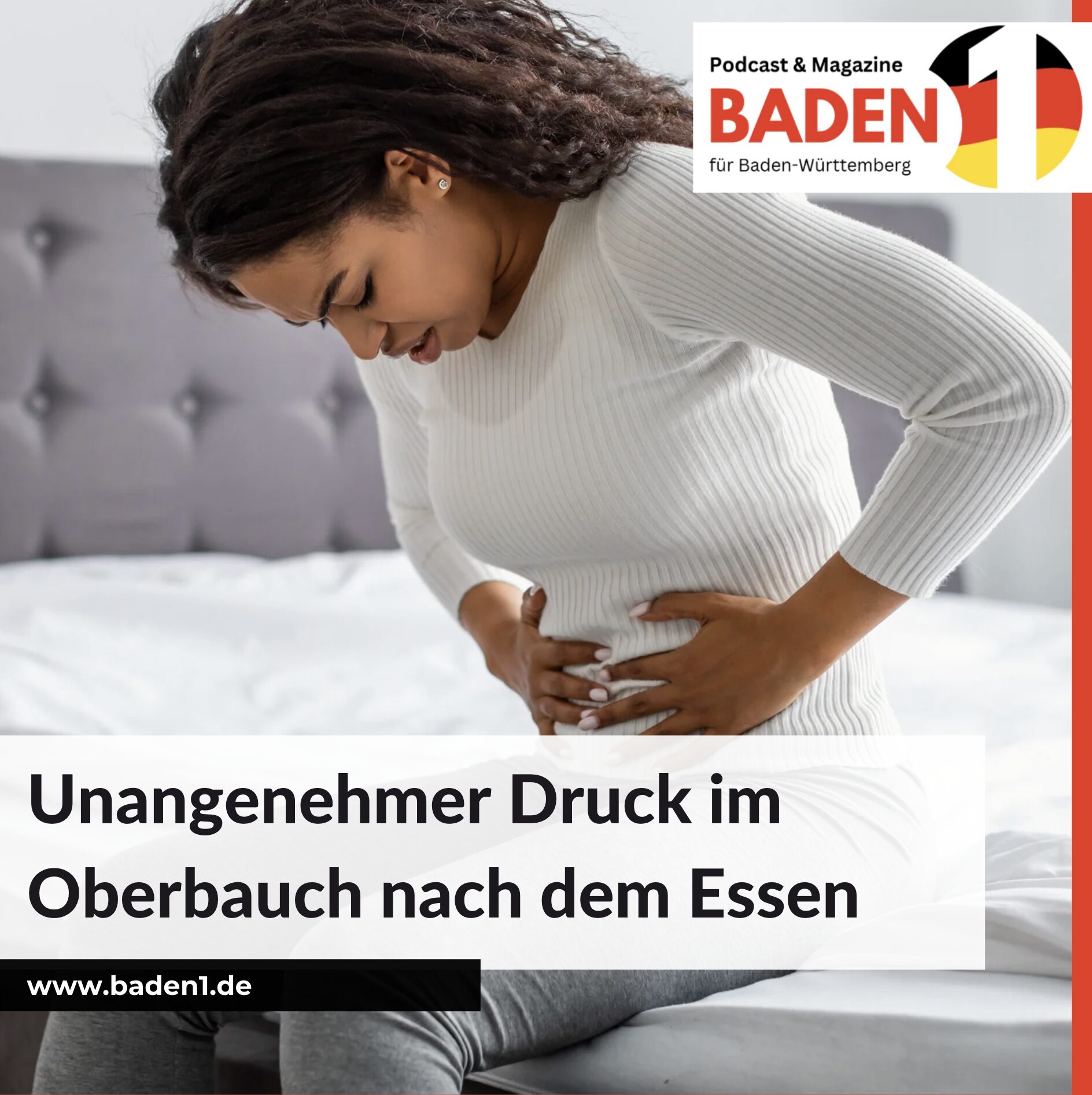 Unangenehmer Druck im Oberbauch nach dem Essen