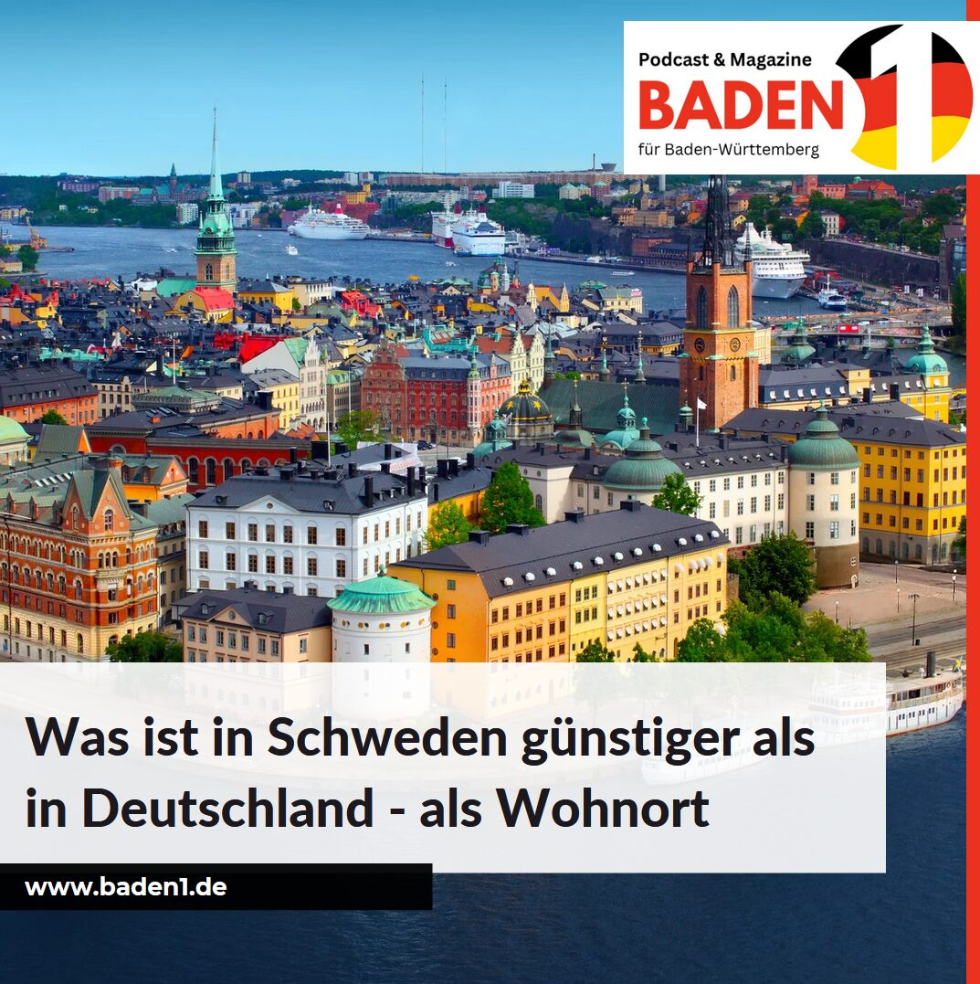 Was ist in Schweden günstiger als in Deutschland - als Wohnort
