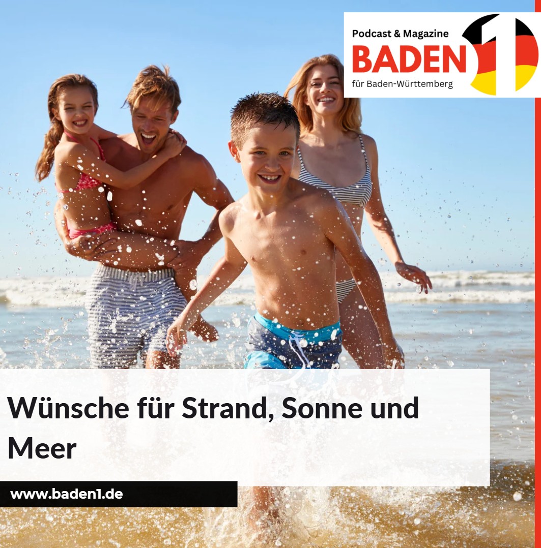 Wir wünschen euch einen schönen Urlaub Wünsche für Strand, Sonne und Meer