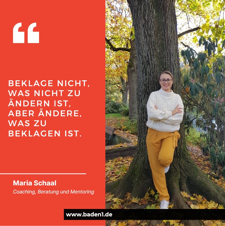 Zitat Maria Schaal