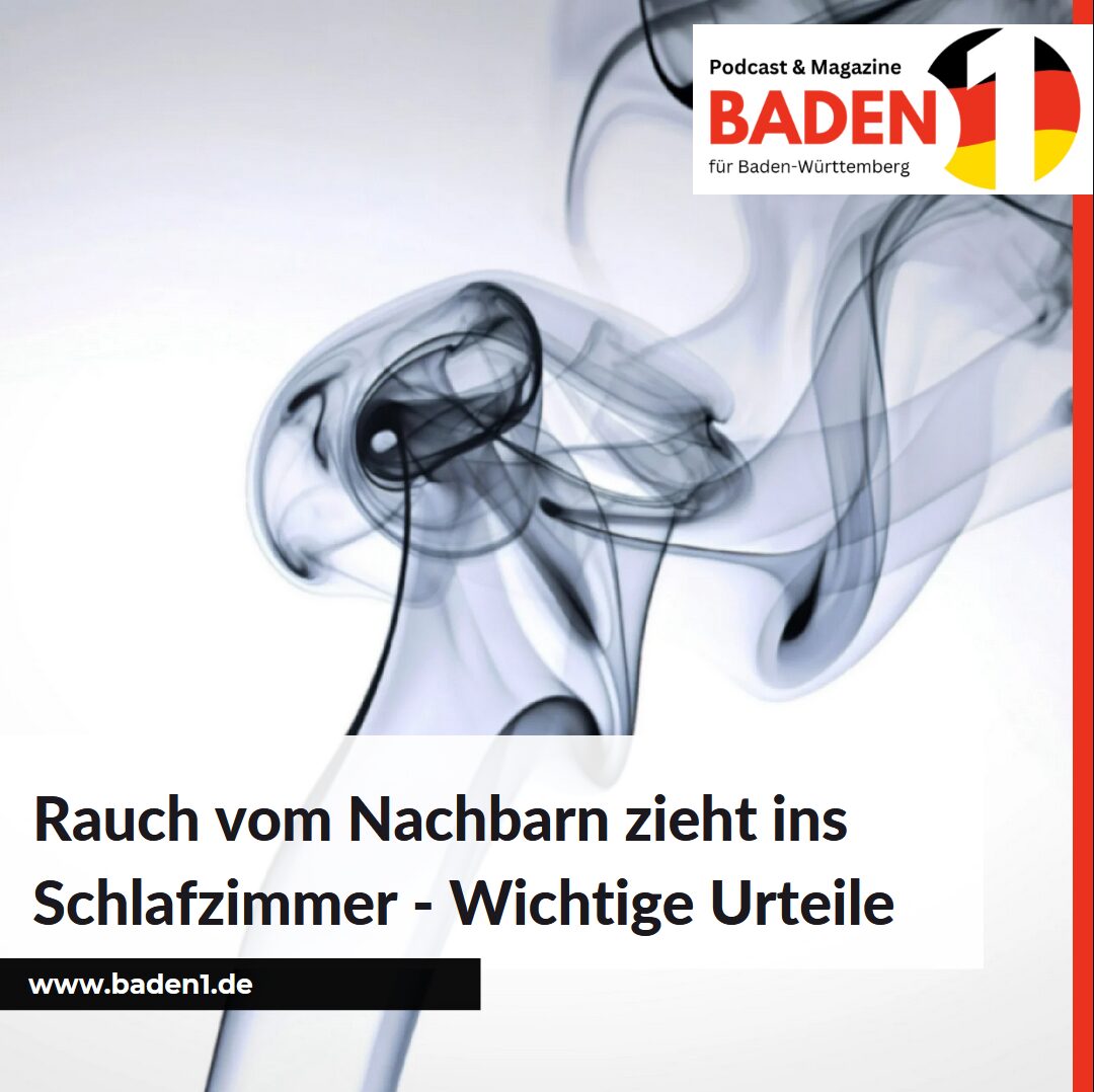 Rauch vom Nachbarn zieht ins Schlafzimmer - Wichtige Urteile 