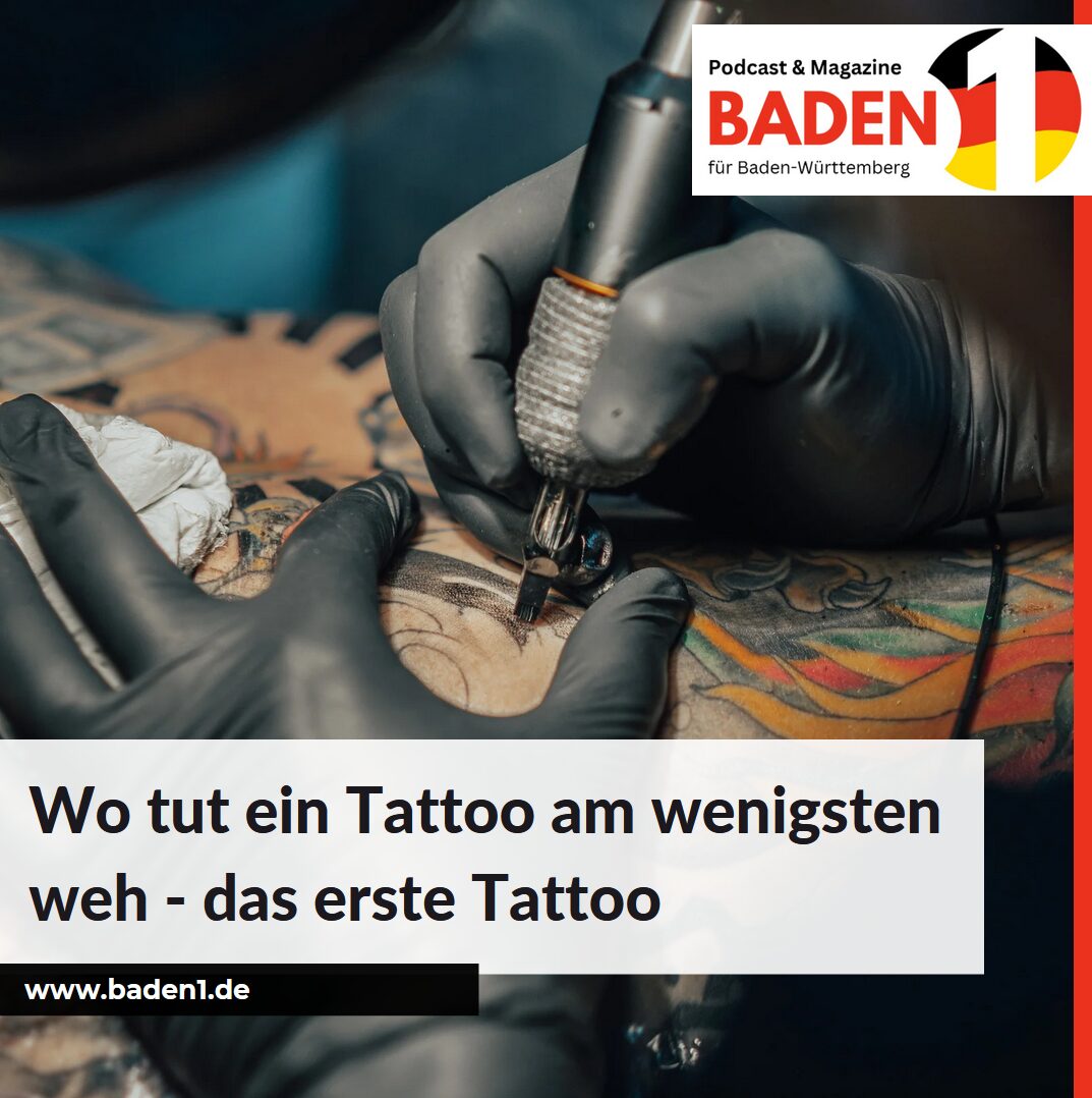 Wo tut ein Tattoo am wenigsten weh - das erste Tattoo