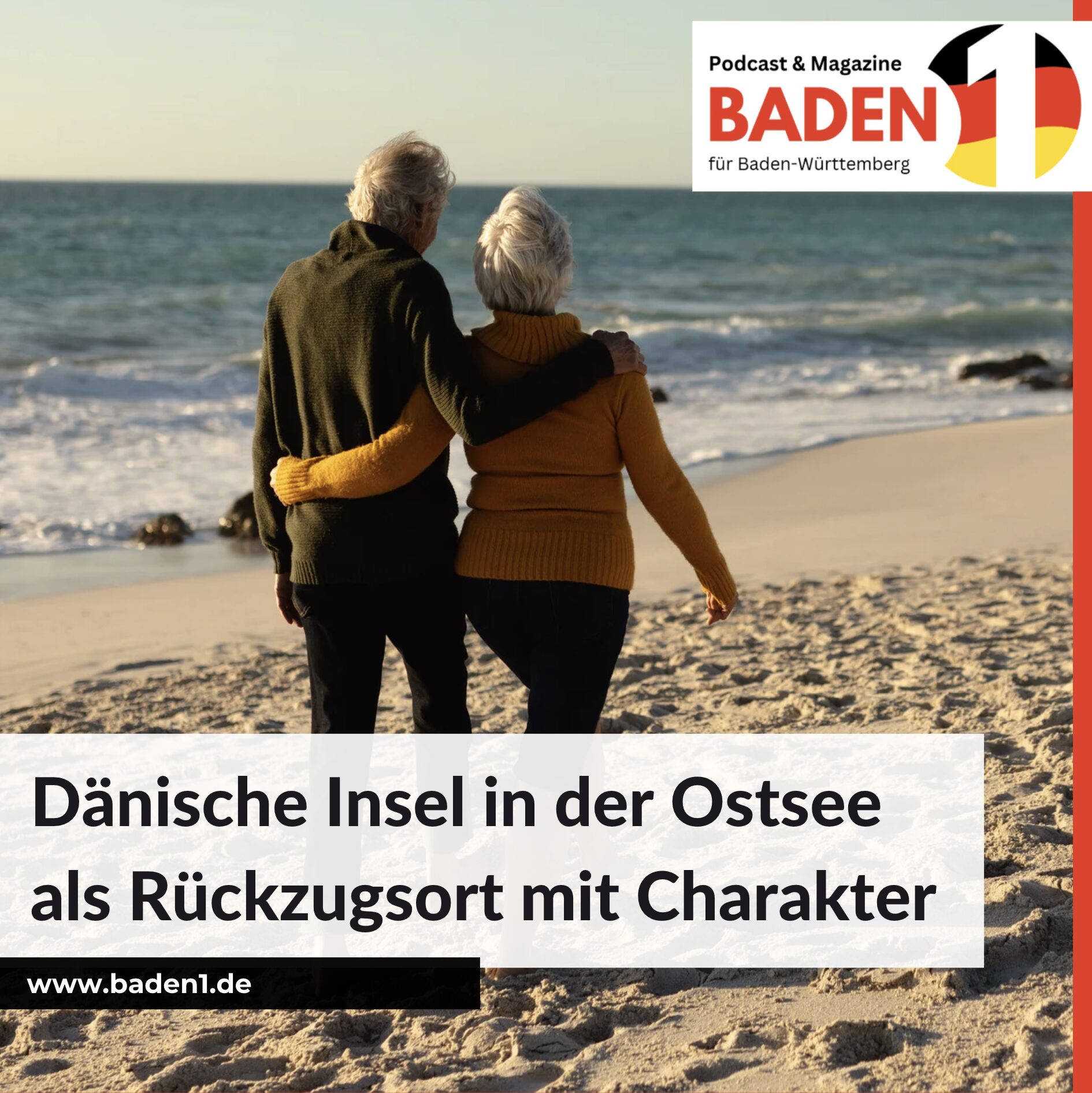 Dänische Insel in der Ostsee als Rückzugsort mit Charakter