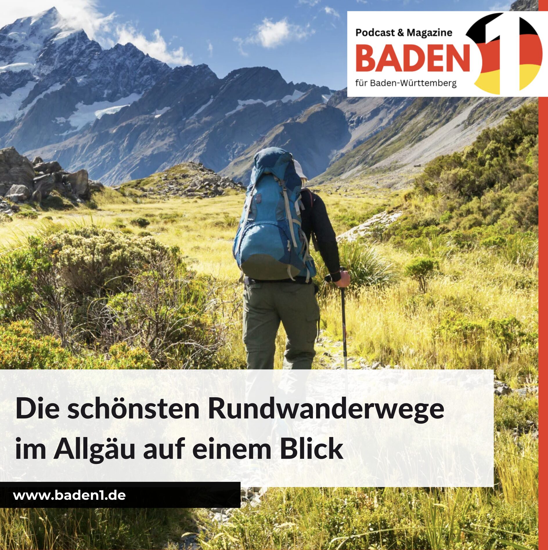 Die schönsten Rundwanderwege im Allgäu auf einem Blick