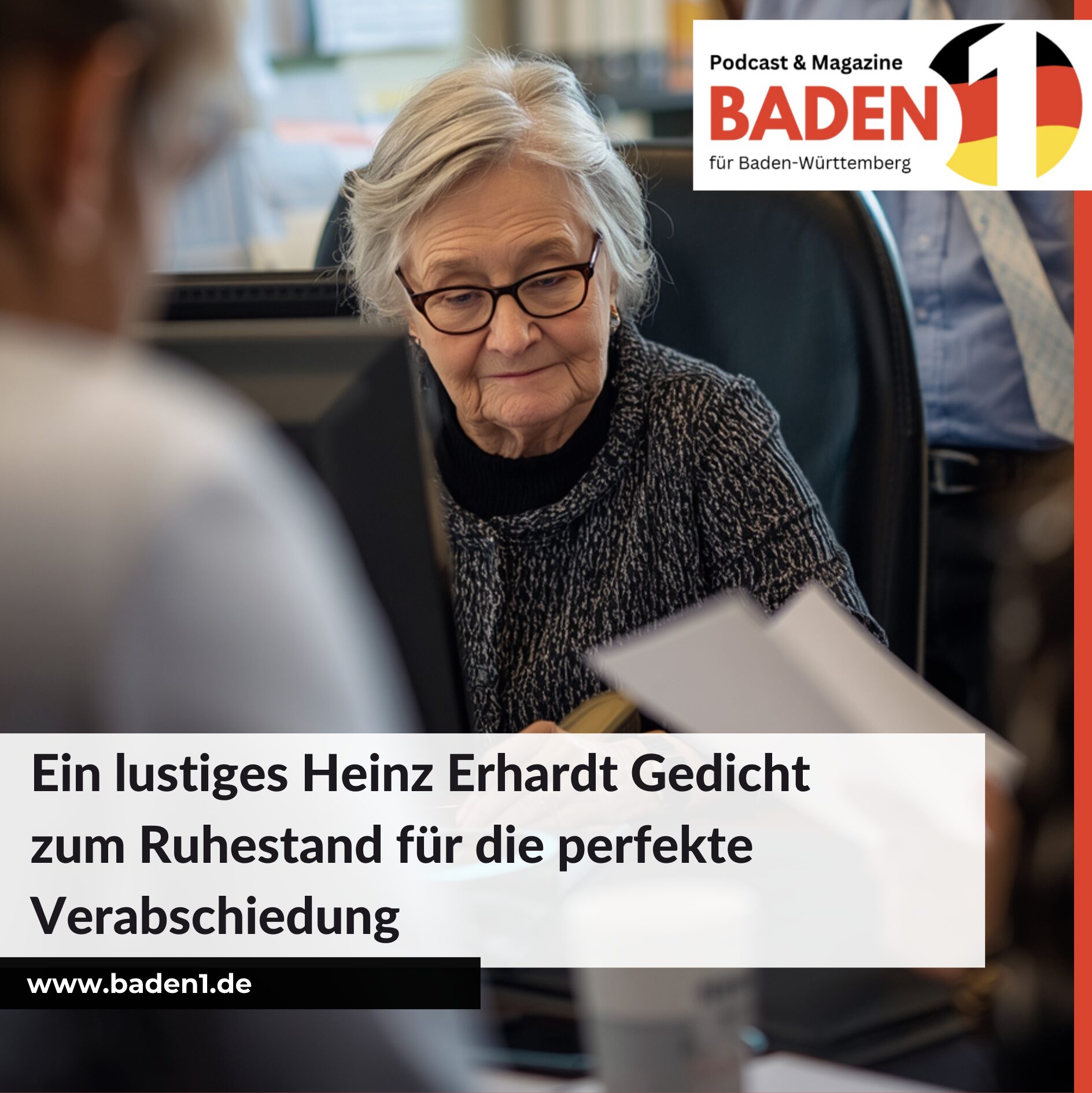 Ein lustiges Heinz Erhardt Gedicht zum Ruhestand für die perfekte Verabschiedung