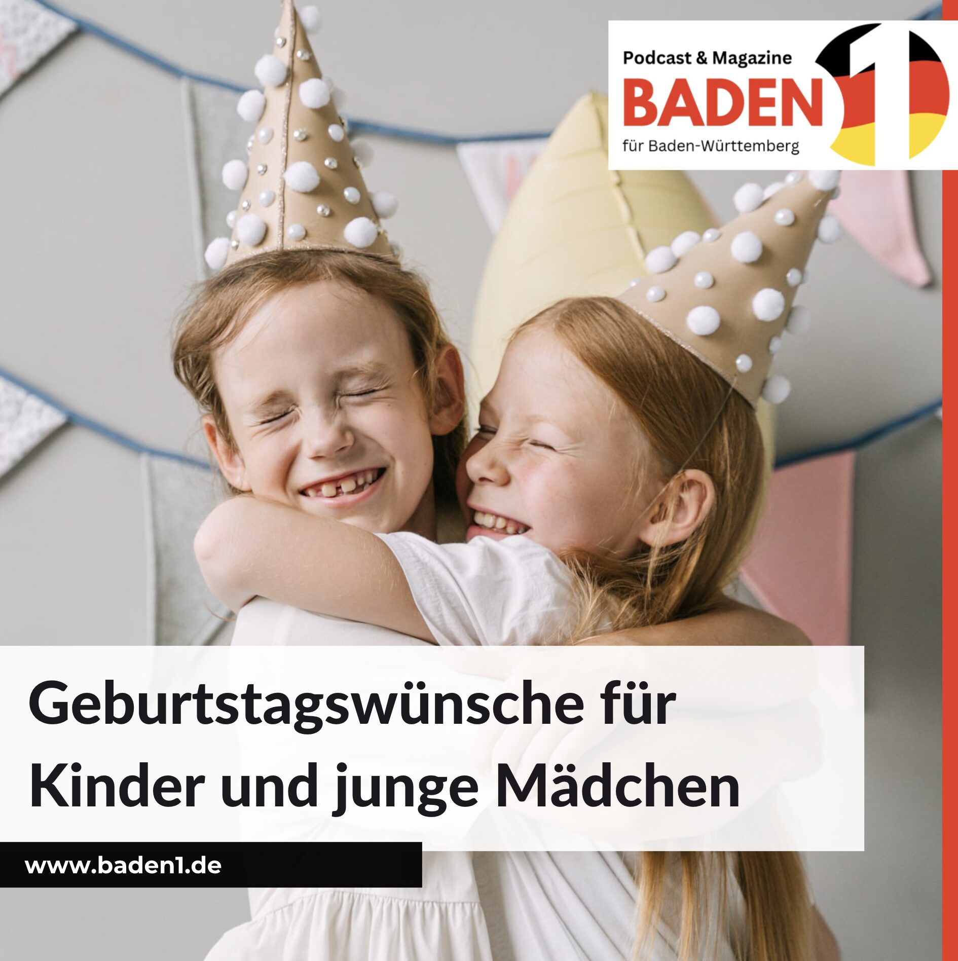 Geburtstagswünsche für Kinder und junge Mädchen