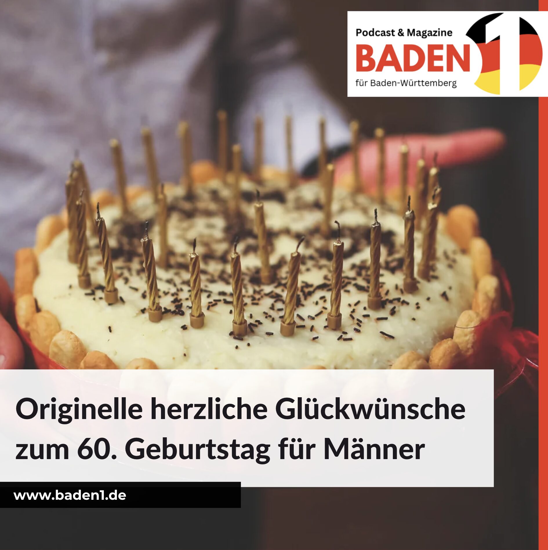 Originelle herzliche Glückwünsche zum 60. Geburtstag für Männer