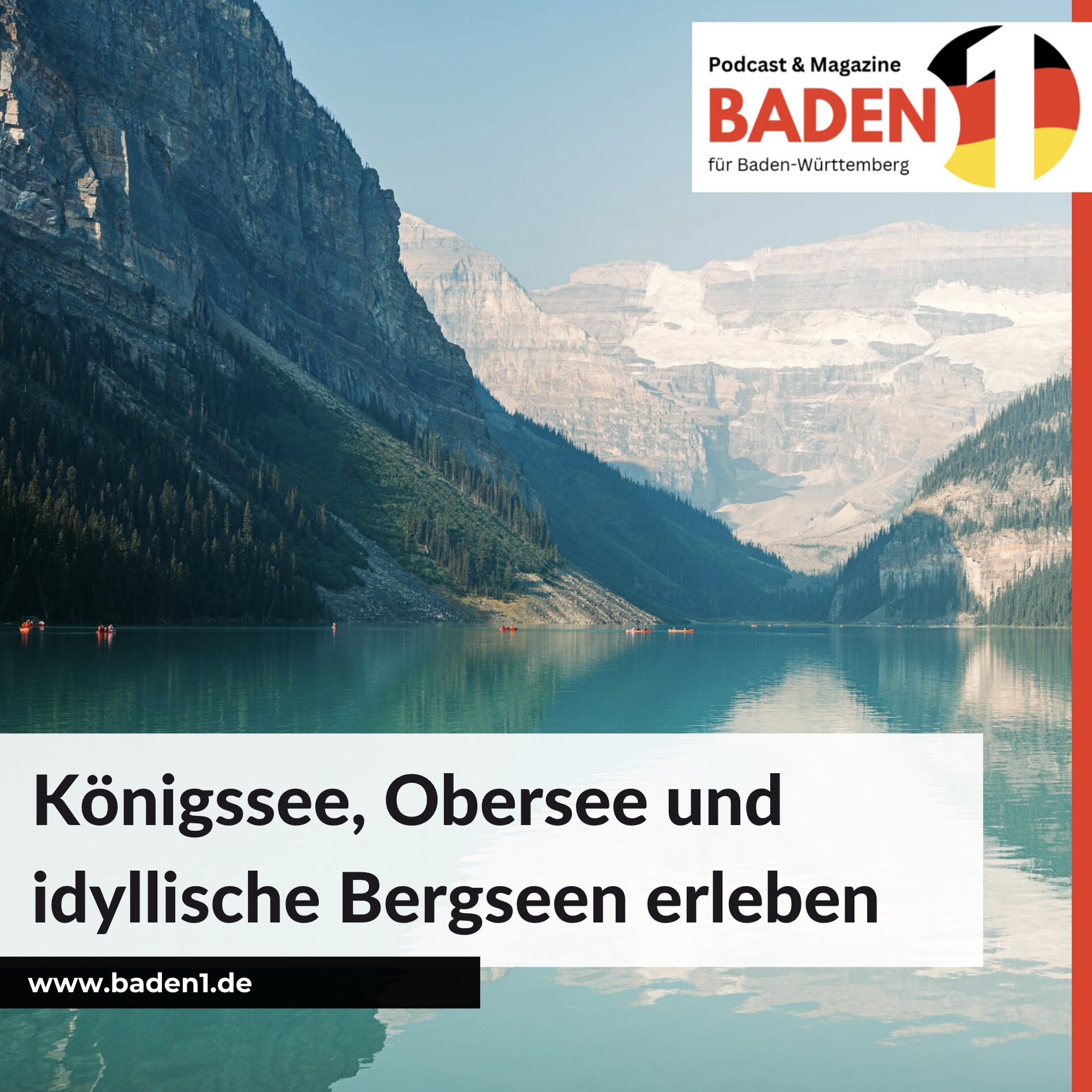 Schöne Orte in Bayern mit Bergen: Königssee, Obersee und idyllische Bergseen erleben