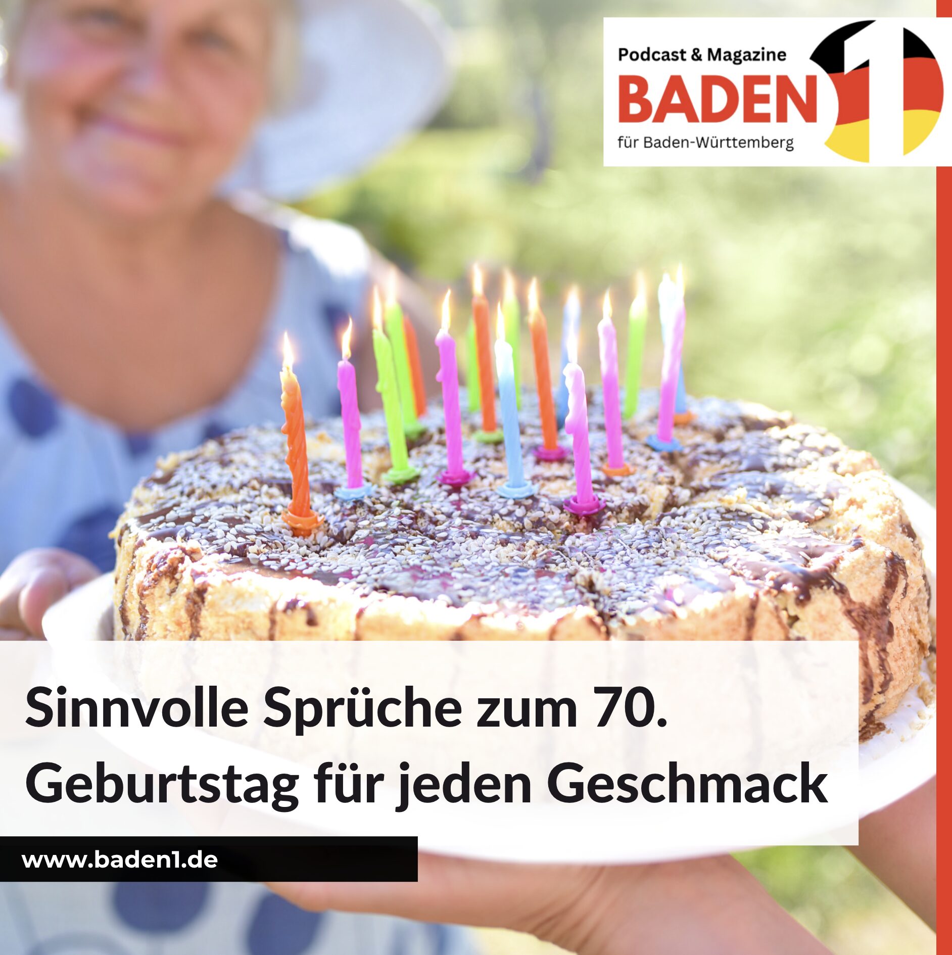 Sinnvolle Sprüche zum 70. Geburtstag für jeden Geschmack