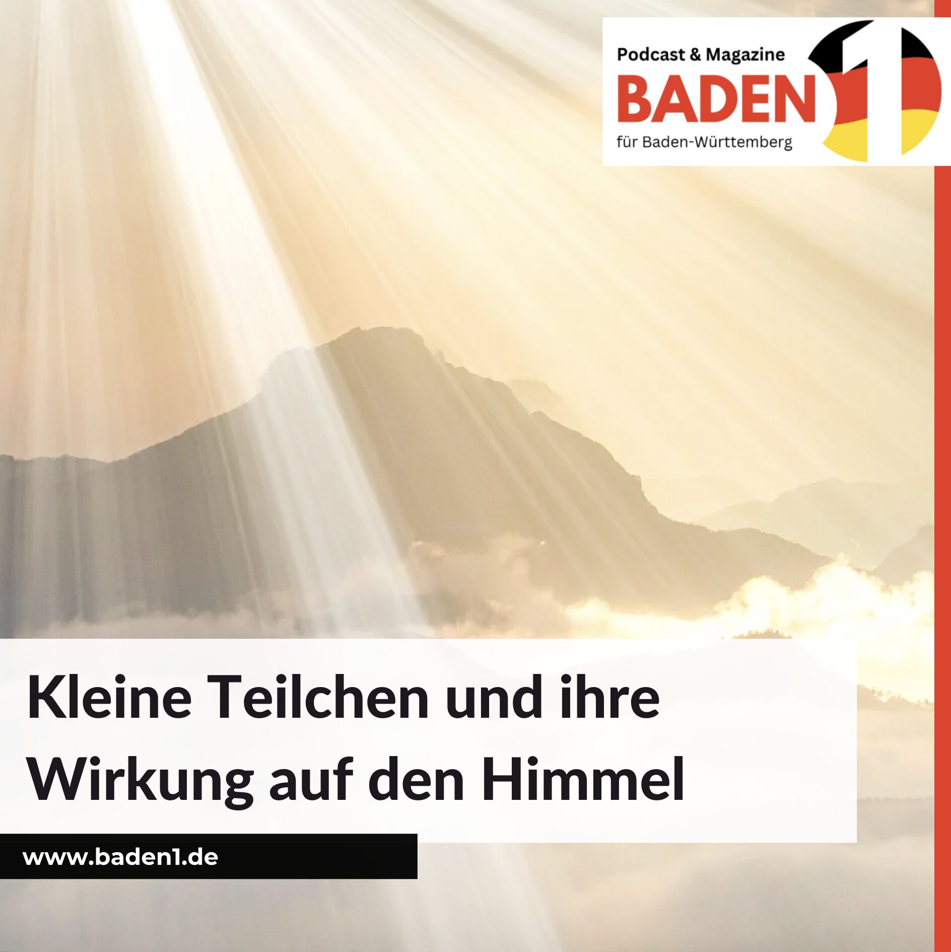 Warum ist der Himmel blau? Kleine Teilchen und ihre Wirkung auf den Himmel