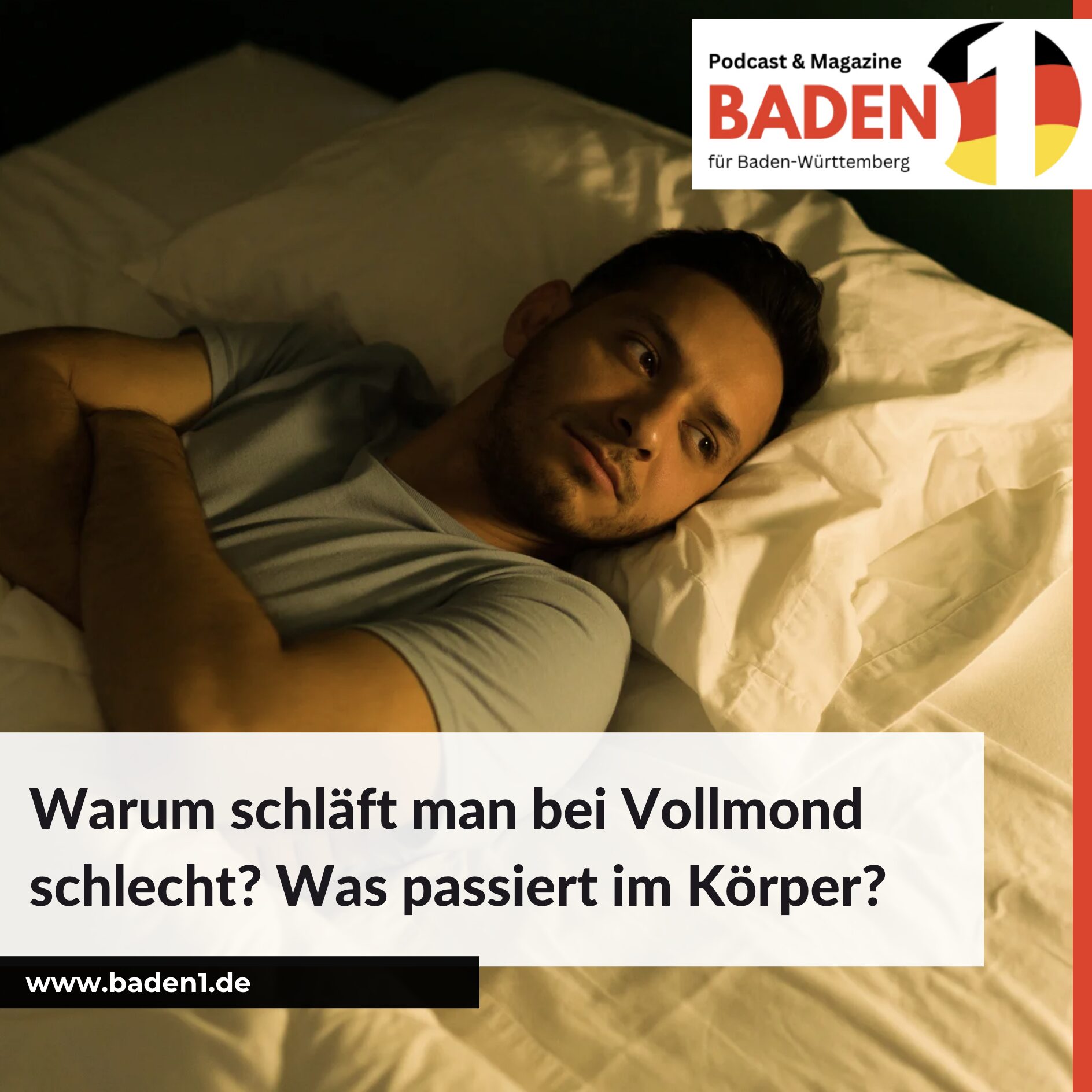 Warum schläft man bei Vollmond schlecht? Was passiert im Körper?