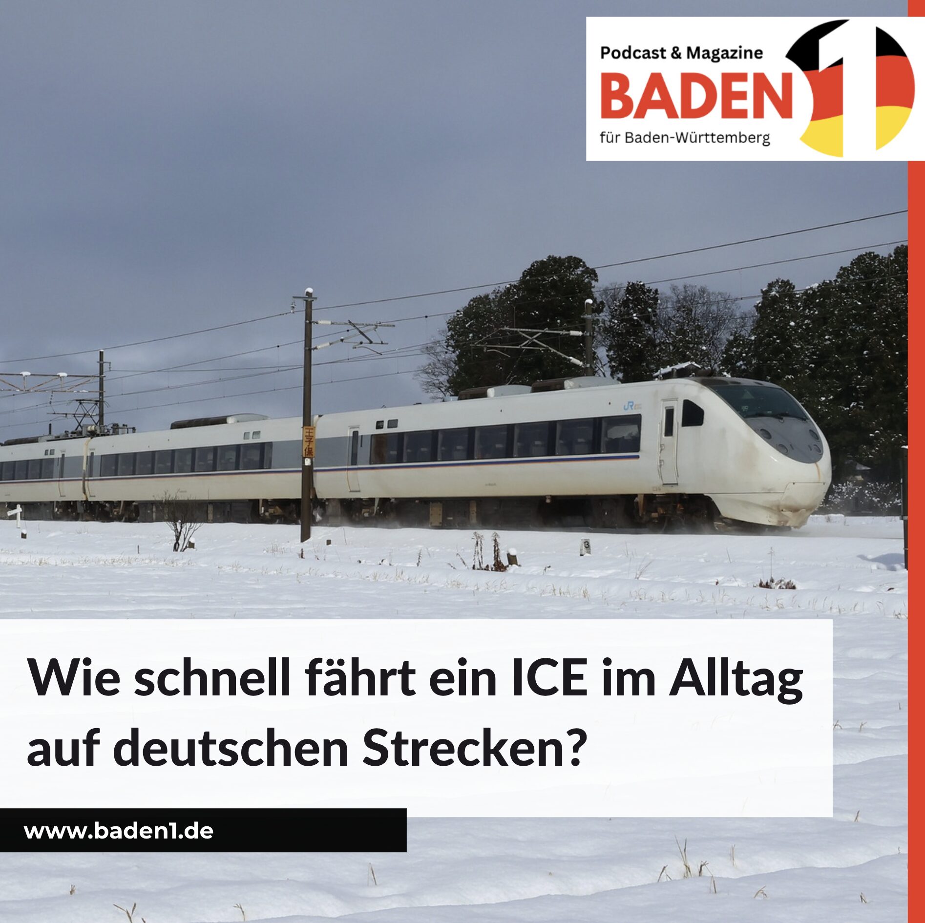 Wie schnell fährt ein ICE im Alltag auf deutschen Strecken?