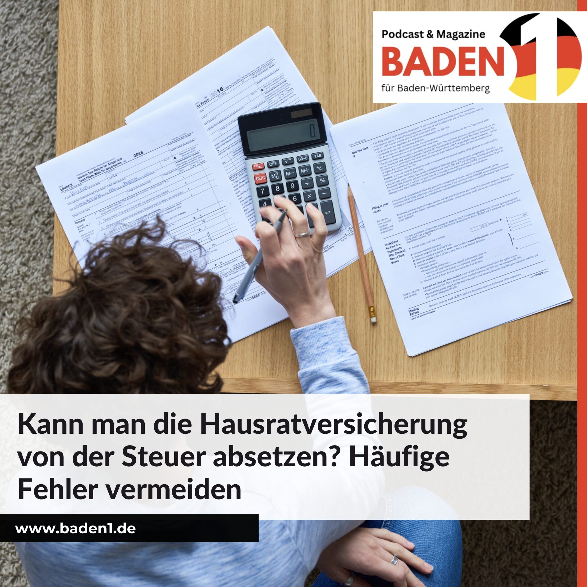 Kann man die Hausratversicherung von der Steuer absetzen? Häufige Fehler vermeiden