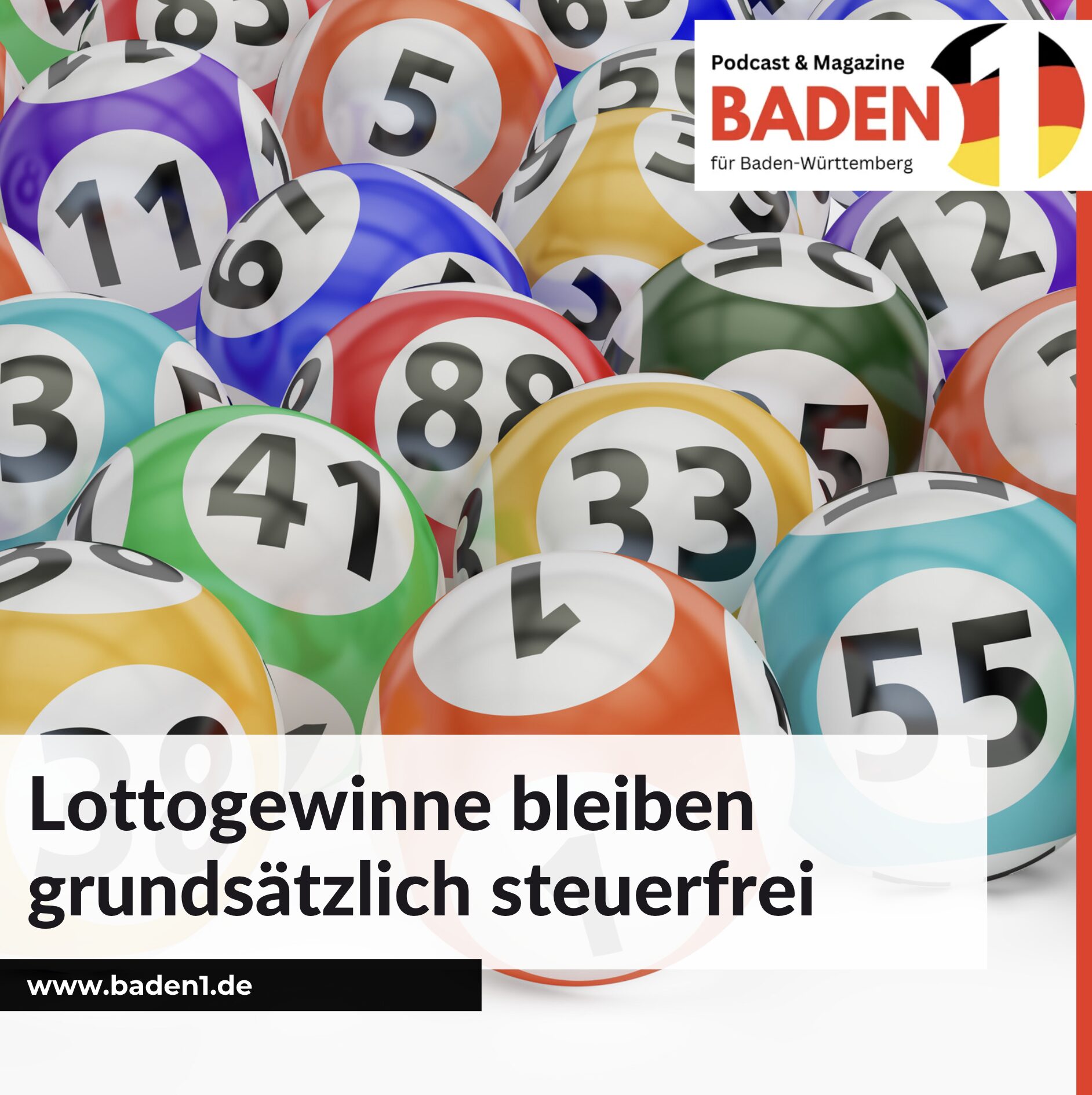 Lottogewinne bleiben grundsätzlich steuerfrei