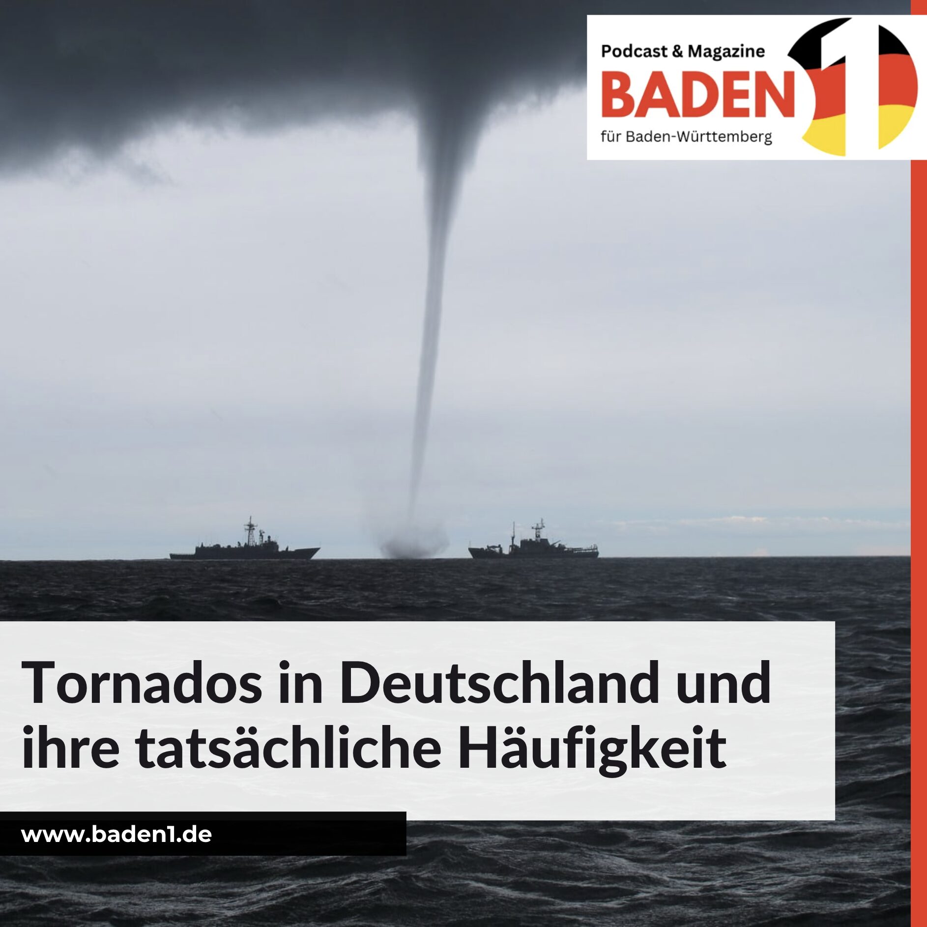 Tornados in Deutschland und ihre tatsächliche Häufigkeit