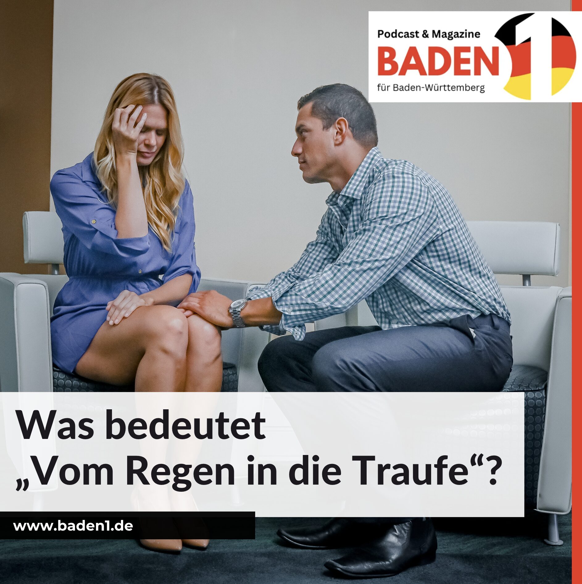 Was bedeutet „Vom Regen in die Traufe“?