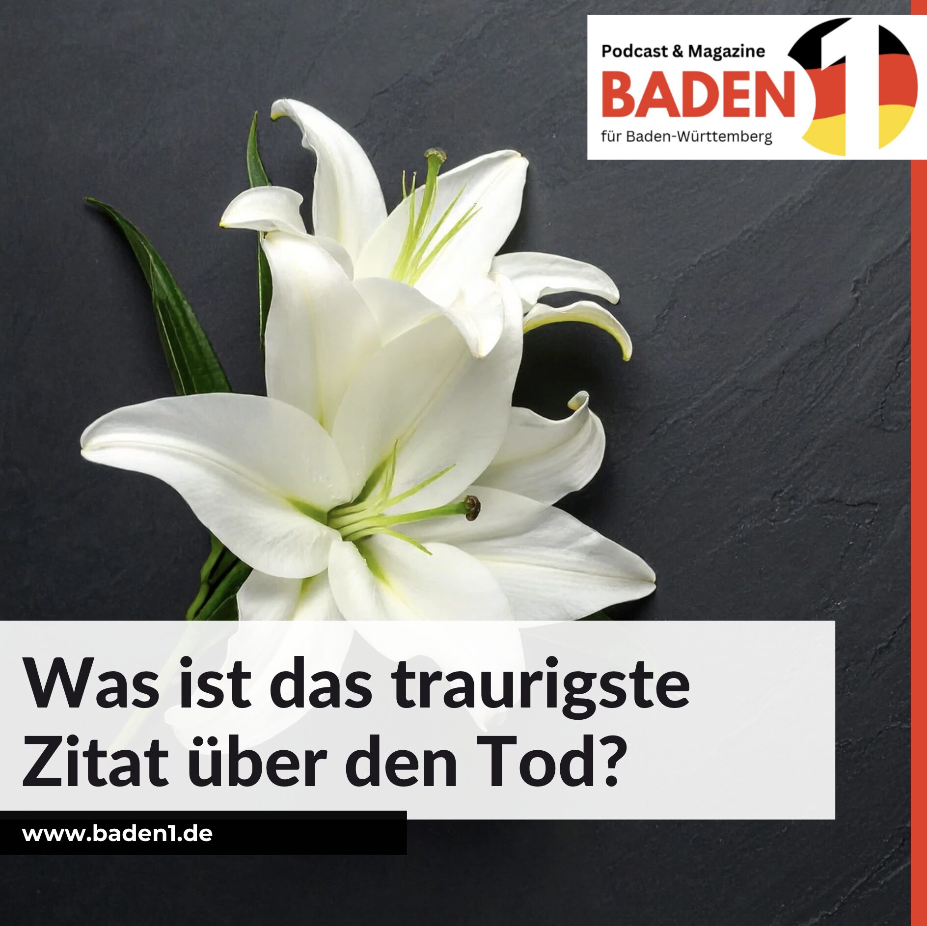 Was ist das traurigste Zitat über den Tod?