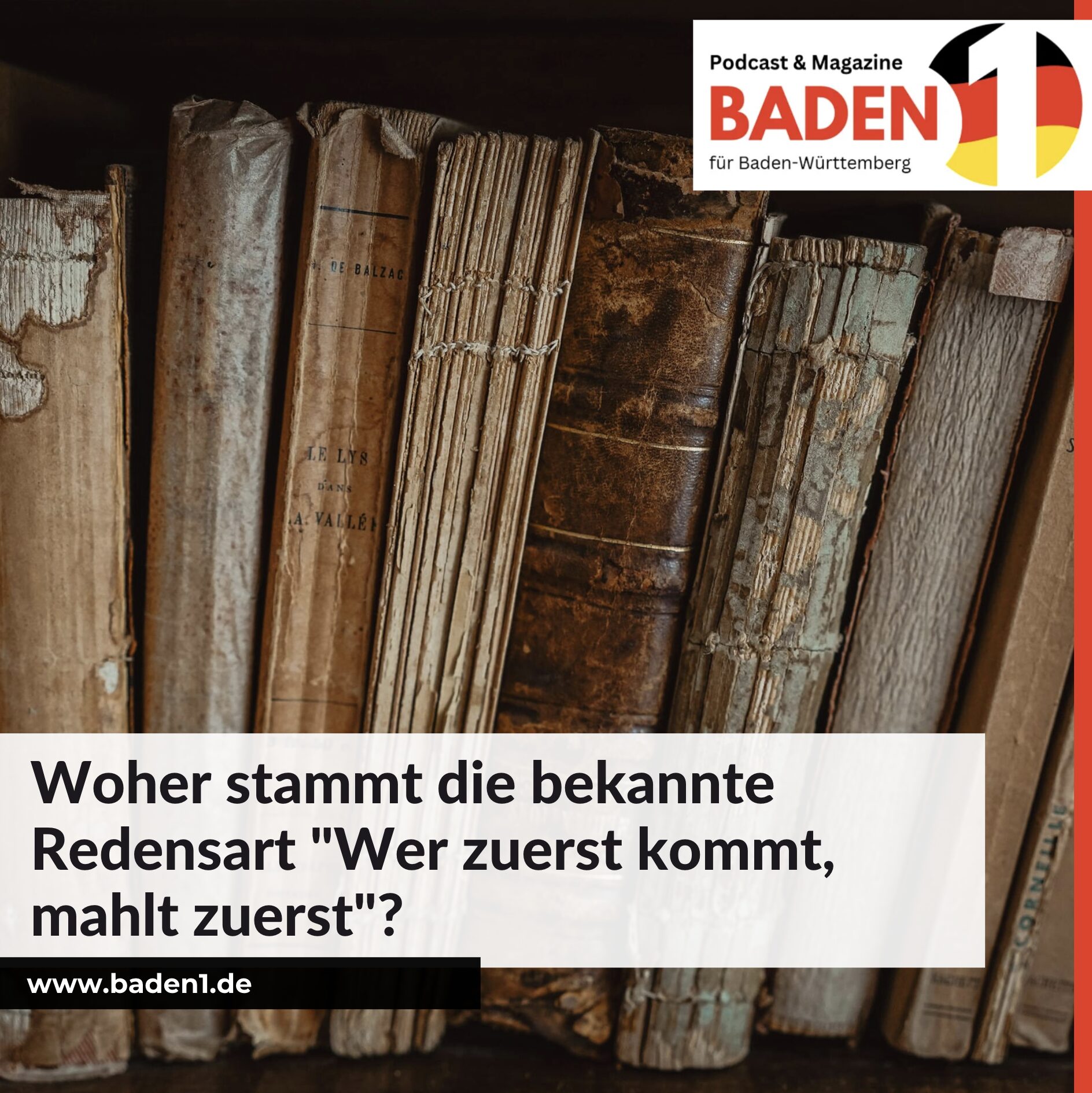 Woher stammt die bekannte Redensart "Wer zuerst kommt, mahlt zuerst"?