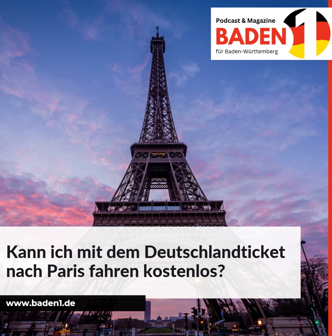Kann ich mit dem Deutschlandticket nach Paris fahren kostenlos