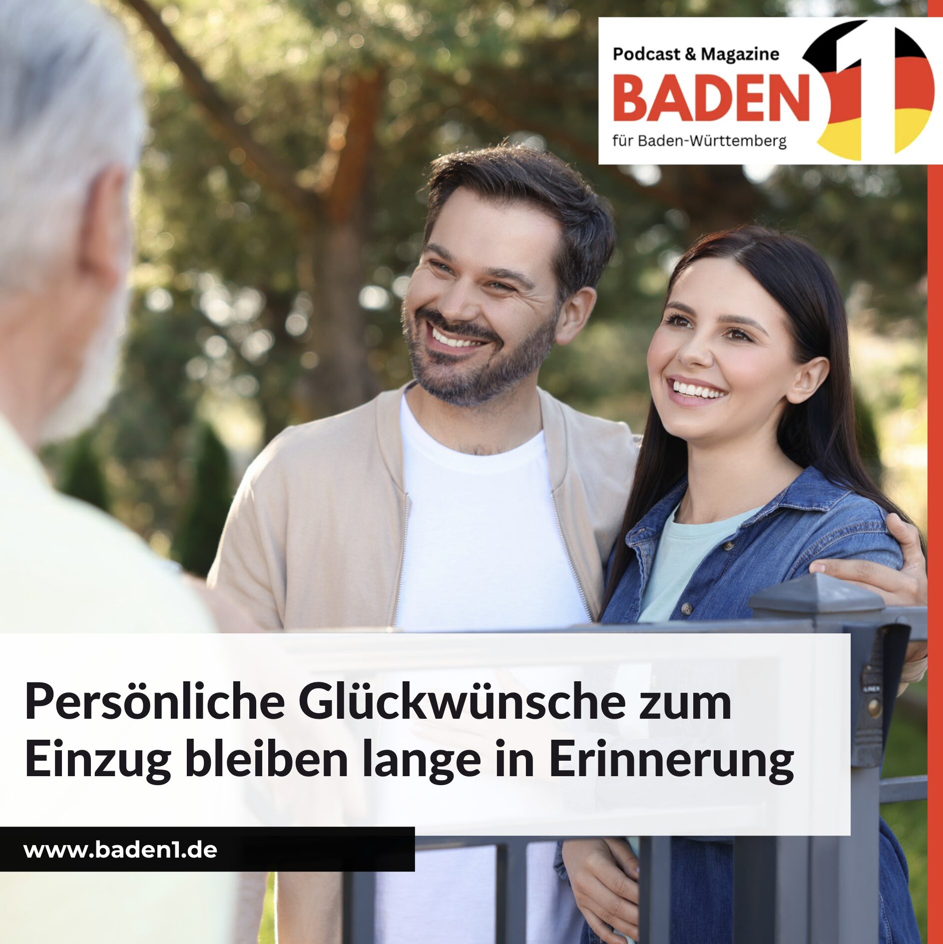 Persönliche Glückwünsche zum Einzug bleiben lange in Erinnerung Persönliche Glückwünsche zum Einzug bleiben lange in Erinnerung