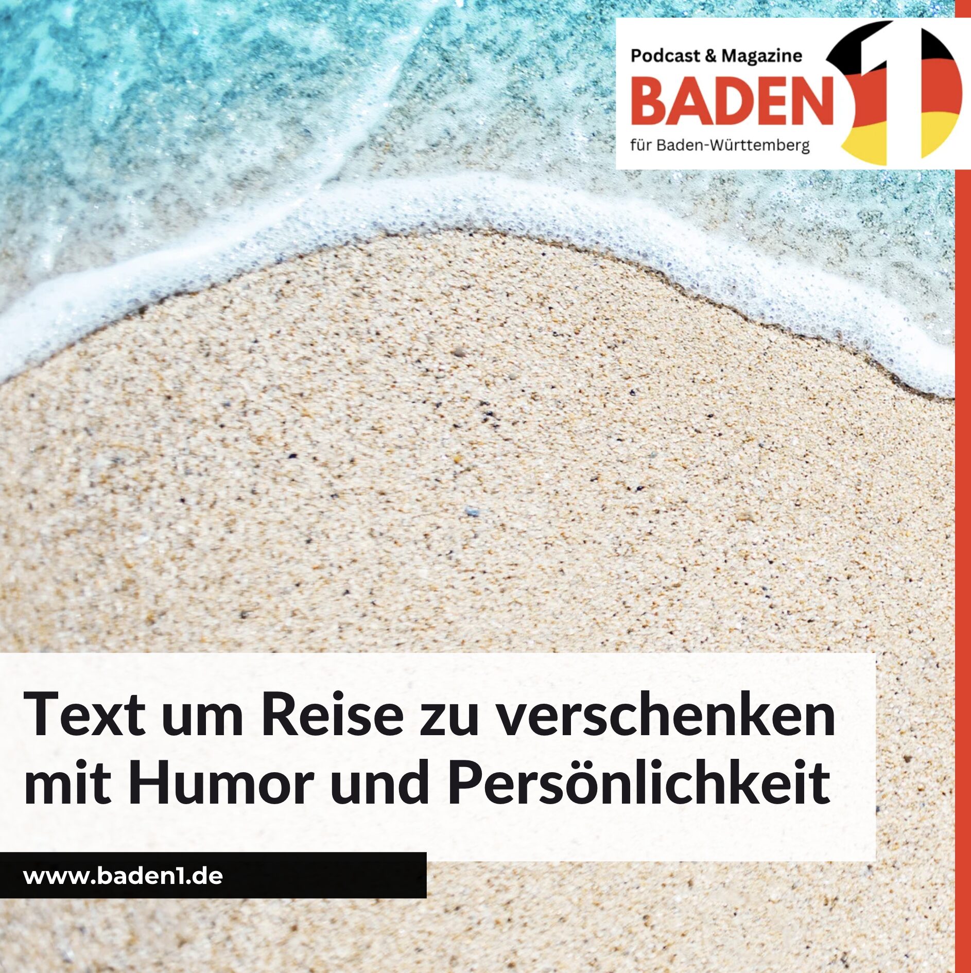 Text um Reise zu verschenken mit Humor und Persönlichkeit