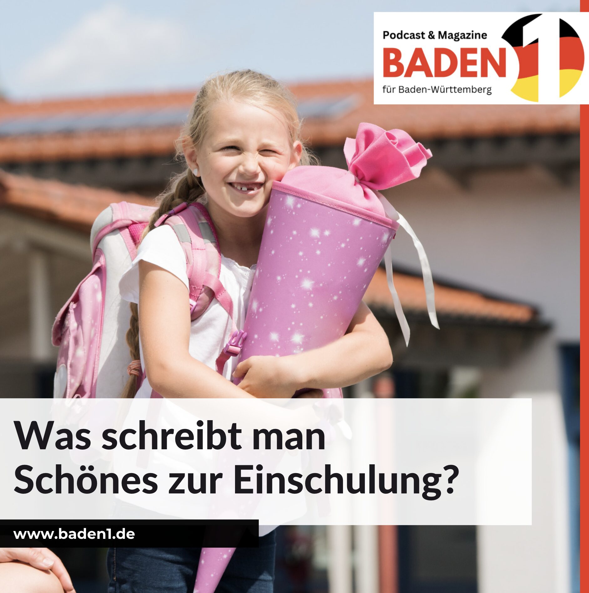 Was schreibt man Schönes zur Einschulung?