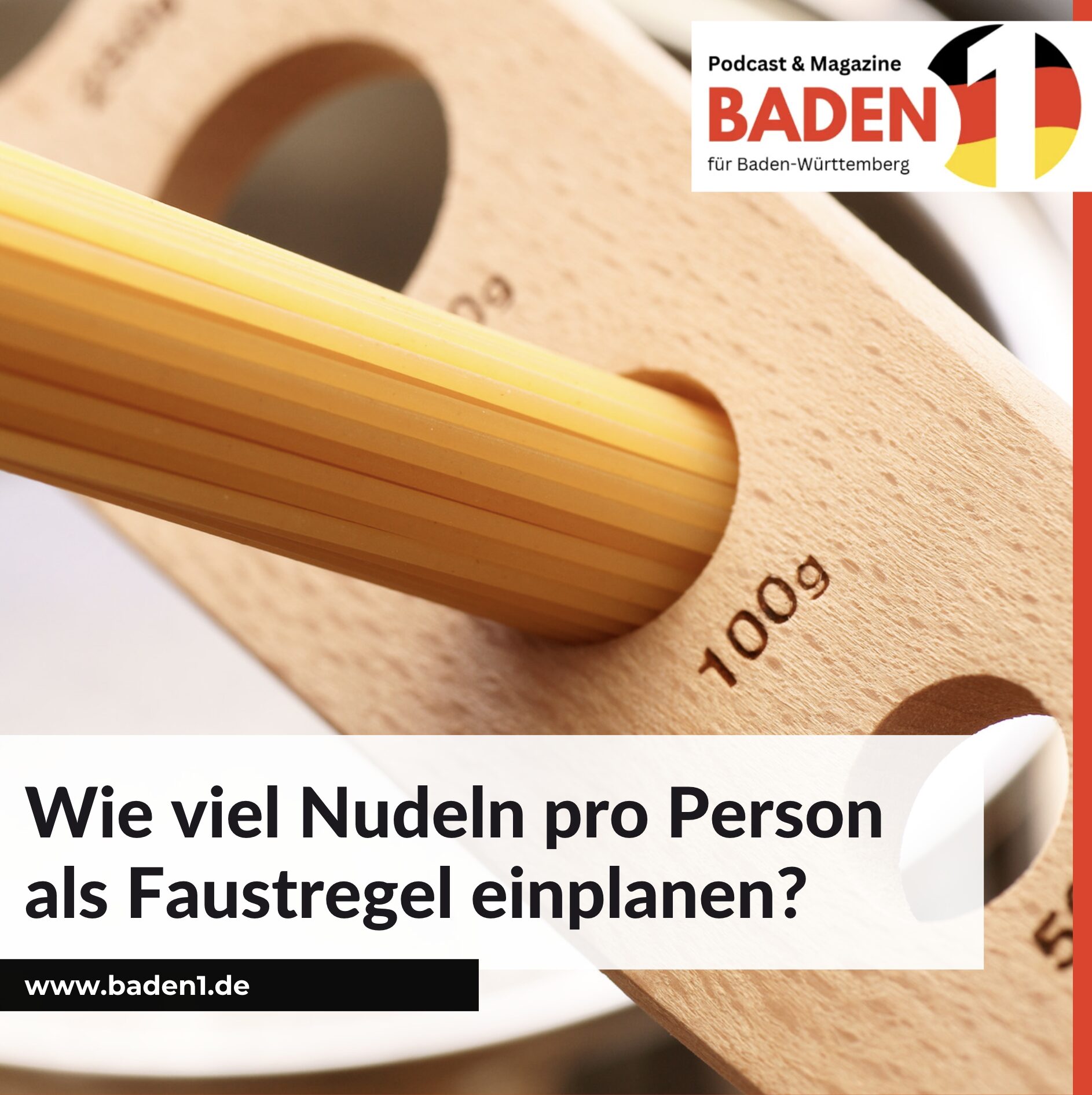 Wie viel Nudeln pro Person als Faustregel einplanen?