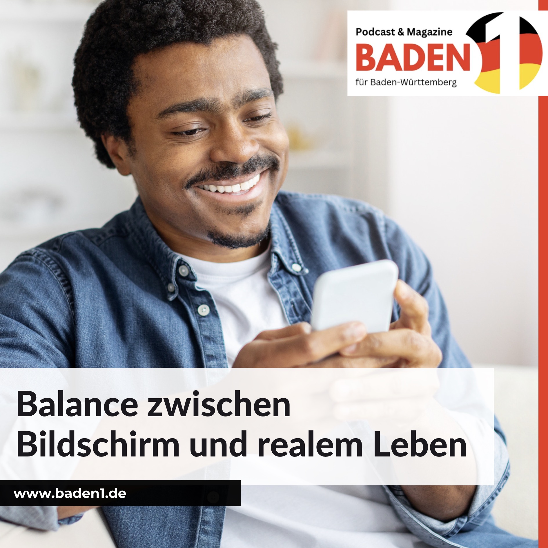 Balance zwischen Bildschirm und realem Leben Balance zwischen Bildschirm und realem Leben