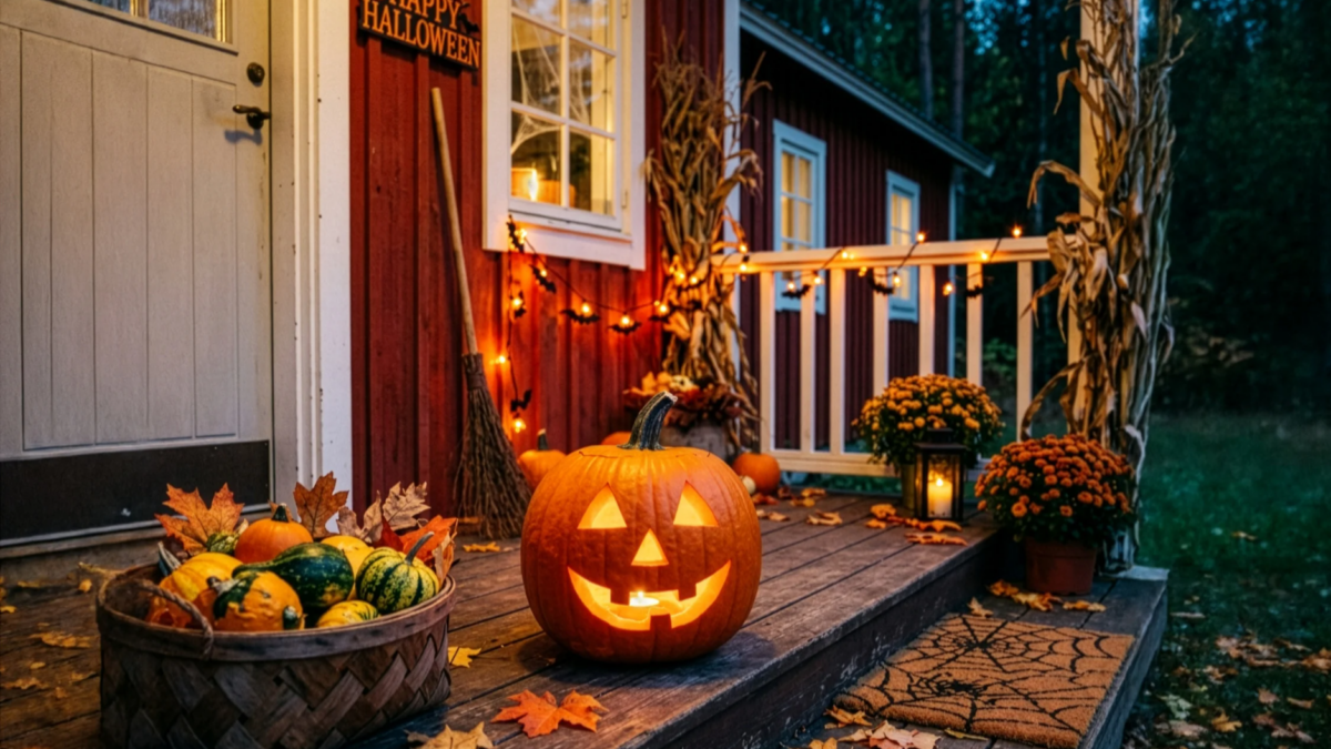 Halloween Deko basteln für draußen So gruselig war dein Vorgarten noch nie