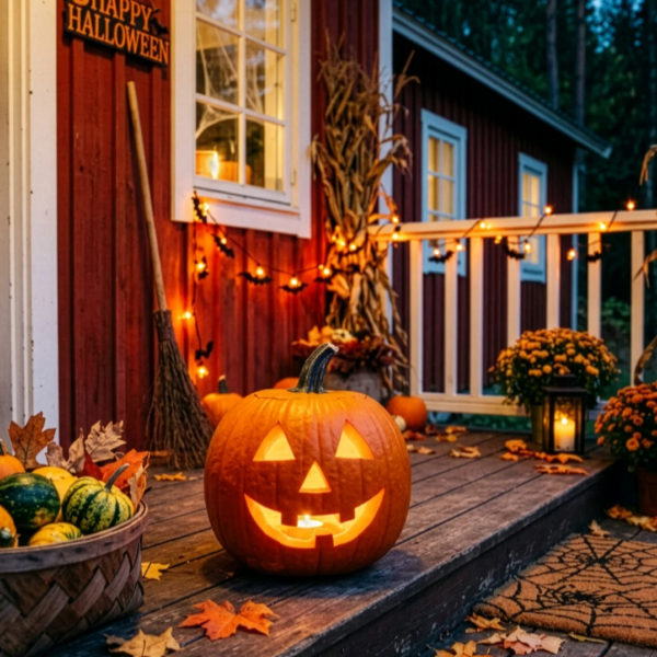 Halloween Deko basteln für draußen So gruselig war dein Vorgarten noch nie
