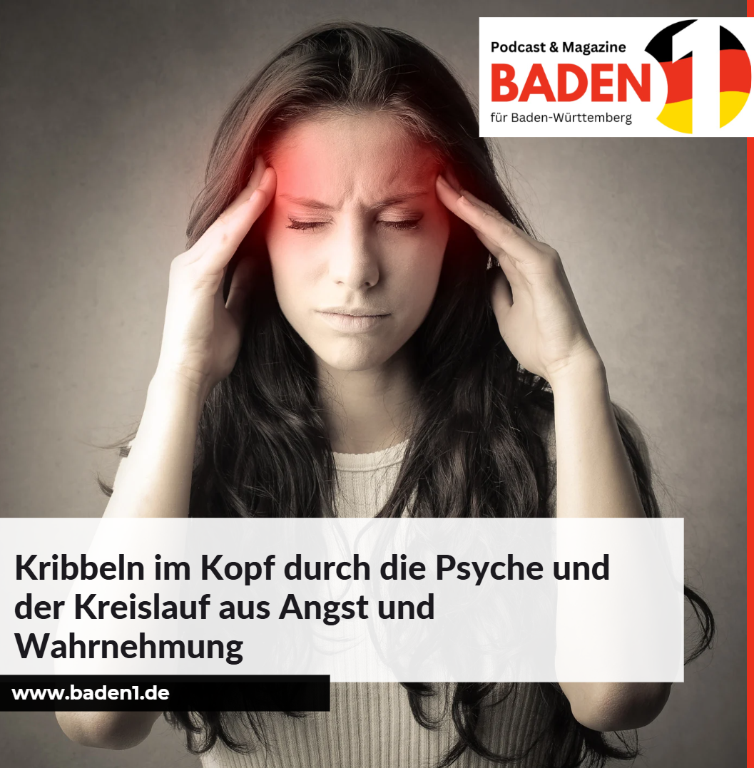 Kribbeln im Kopf durch die Psyche und der Kreislauf aus Angst und Wahrnehmung
