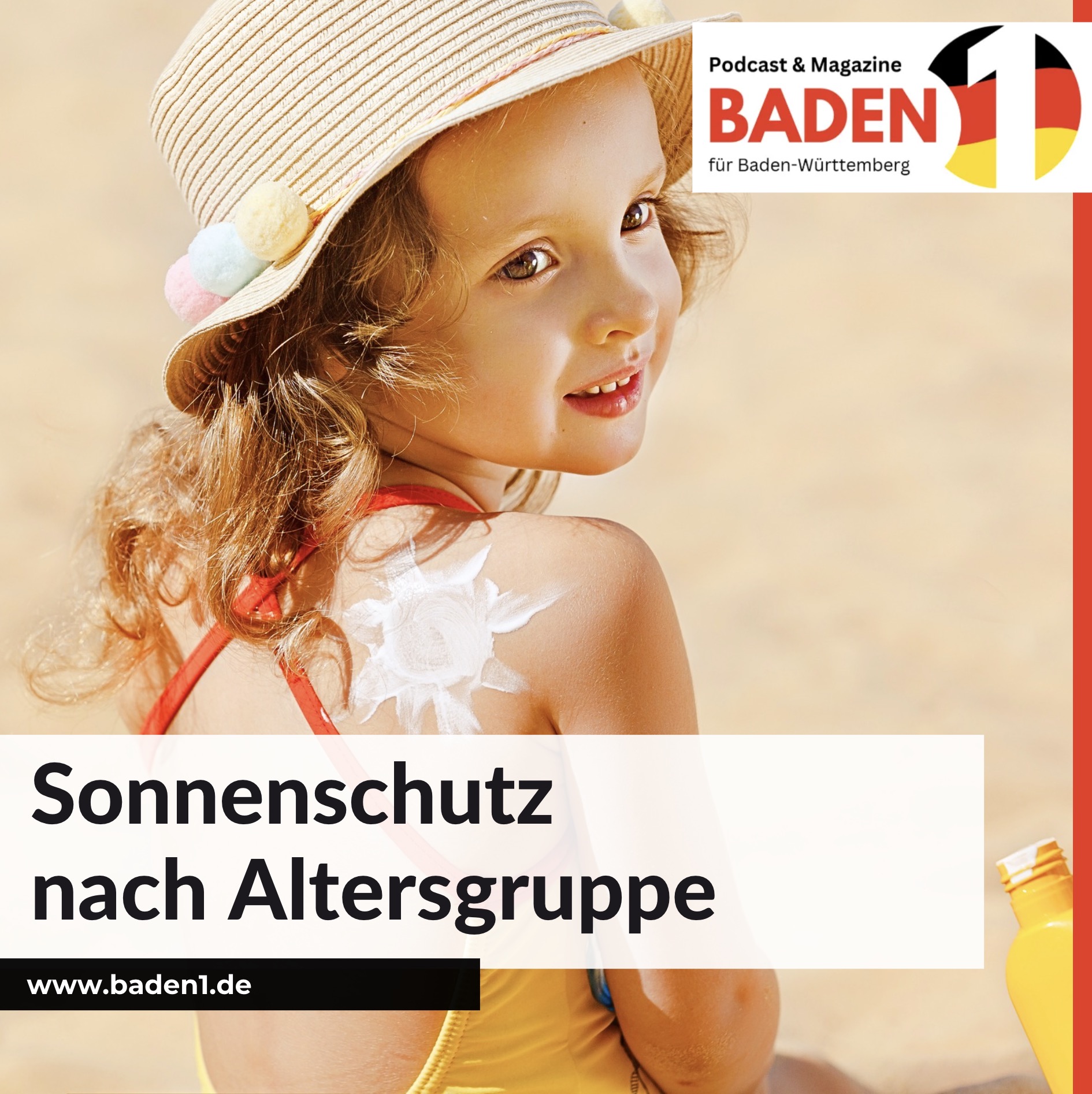 Sonnenschutz nach Altersgruppe