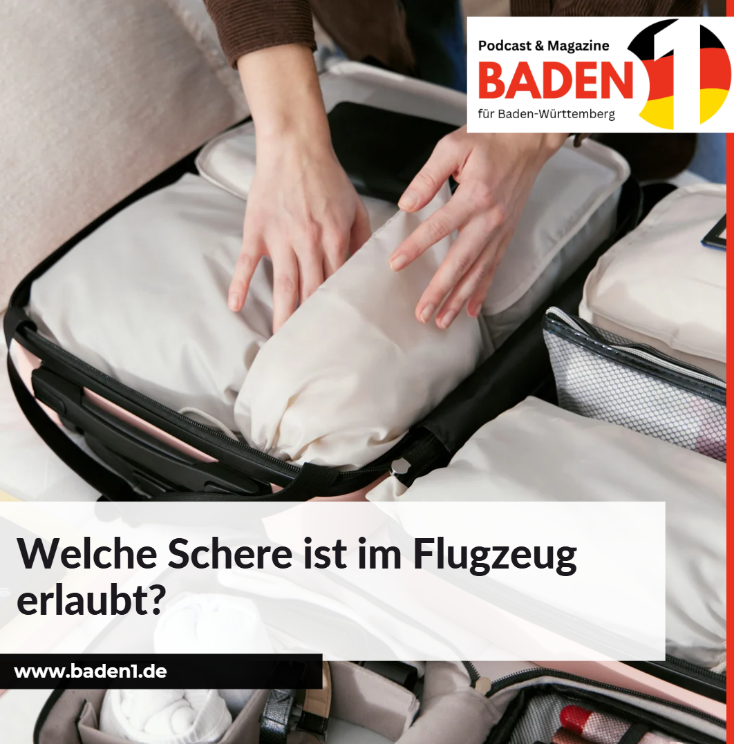 Welche Schere ist im Flugzeug erlaubt