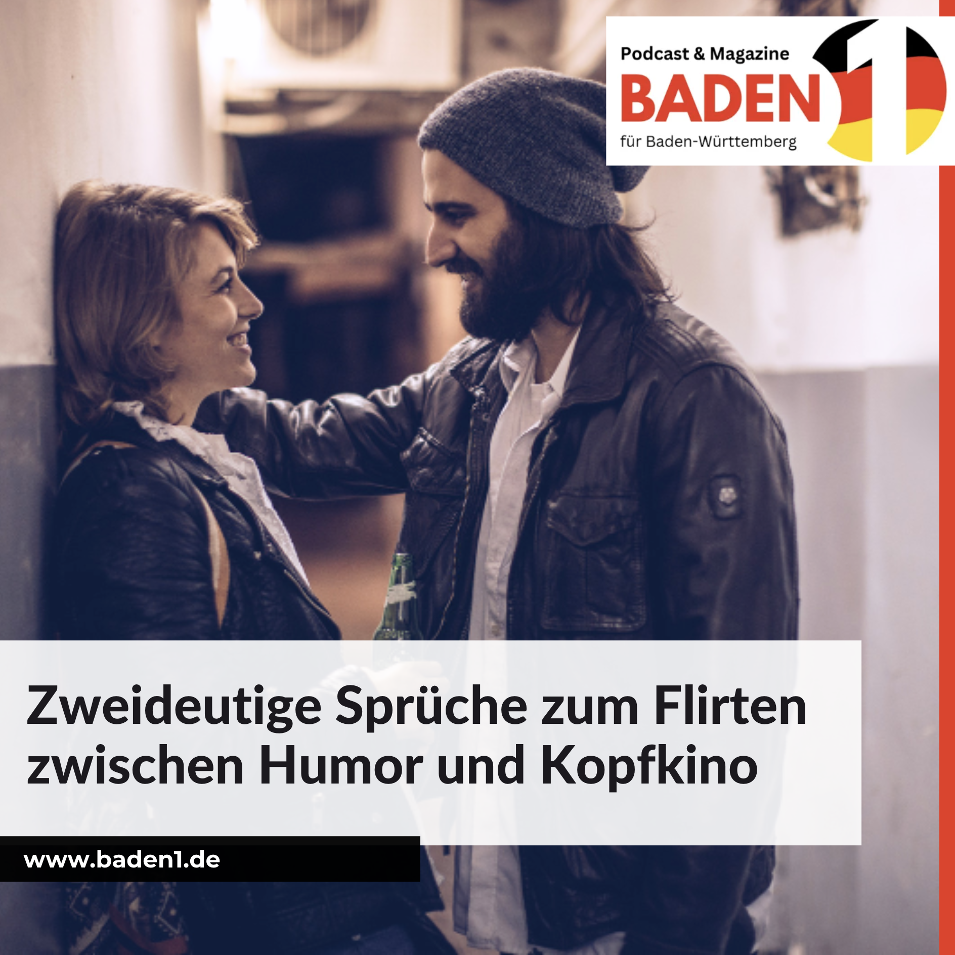 Zweideutige Sprüche zum Flirten zwischen Humor und Kopfkino